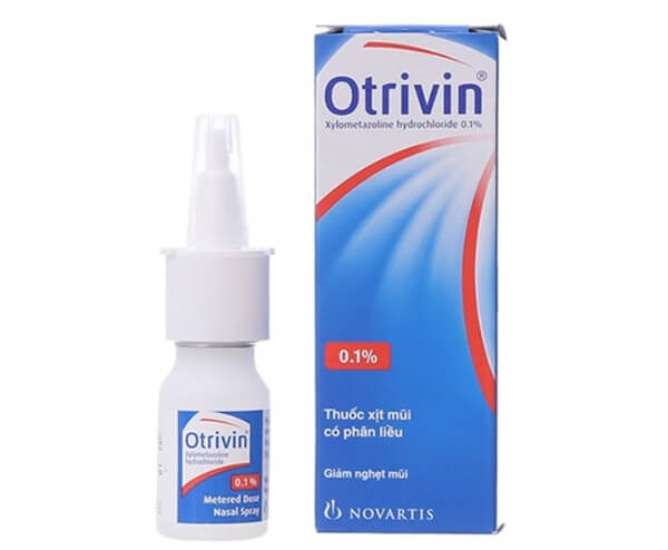 Thuốc xịt mũi Otrivin 0.1% chữa viêm mũi dị ứng
